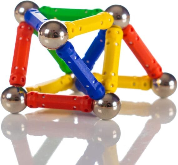 108 Pcs 3D Multicolor Magnetic Balls and Sticks - Image 3