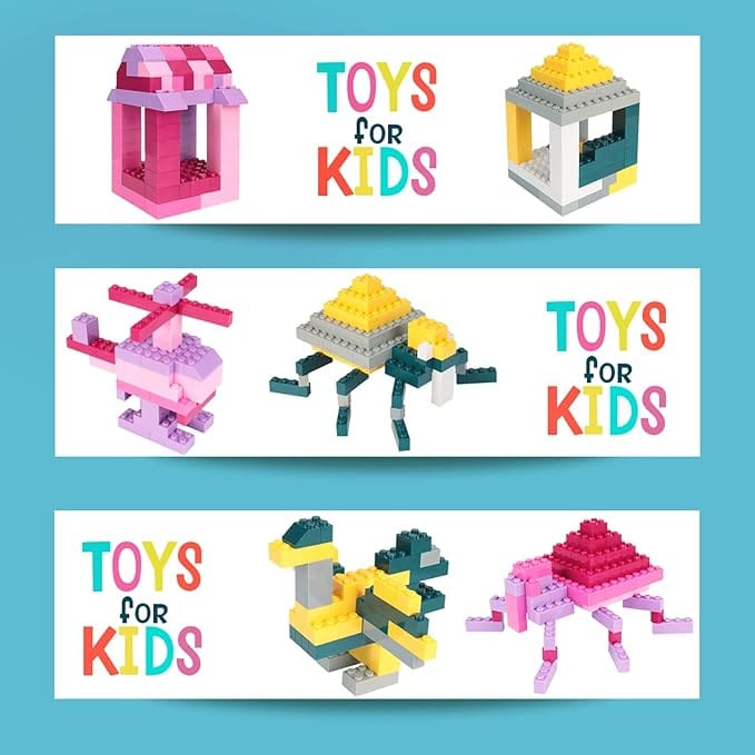1000-Piece Classic Building Bricks Set Toy - Image 8