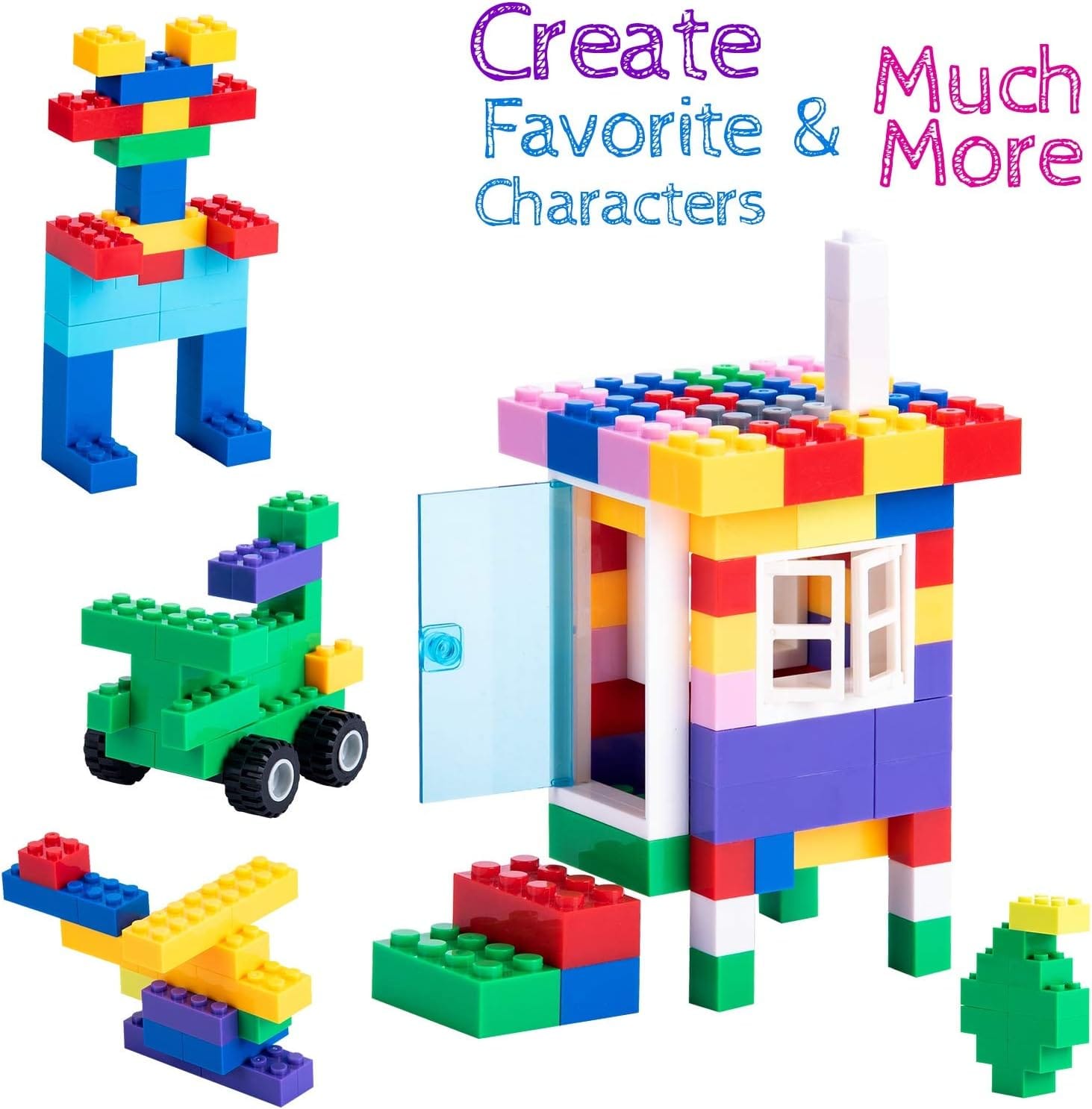 1000-Piece Classic Building Bricks Set Toy - Image 10
