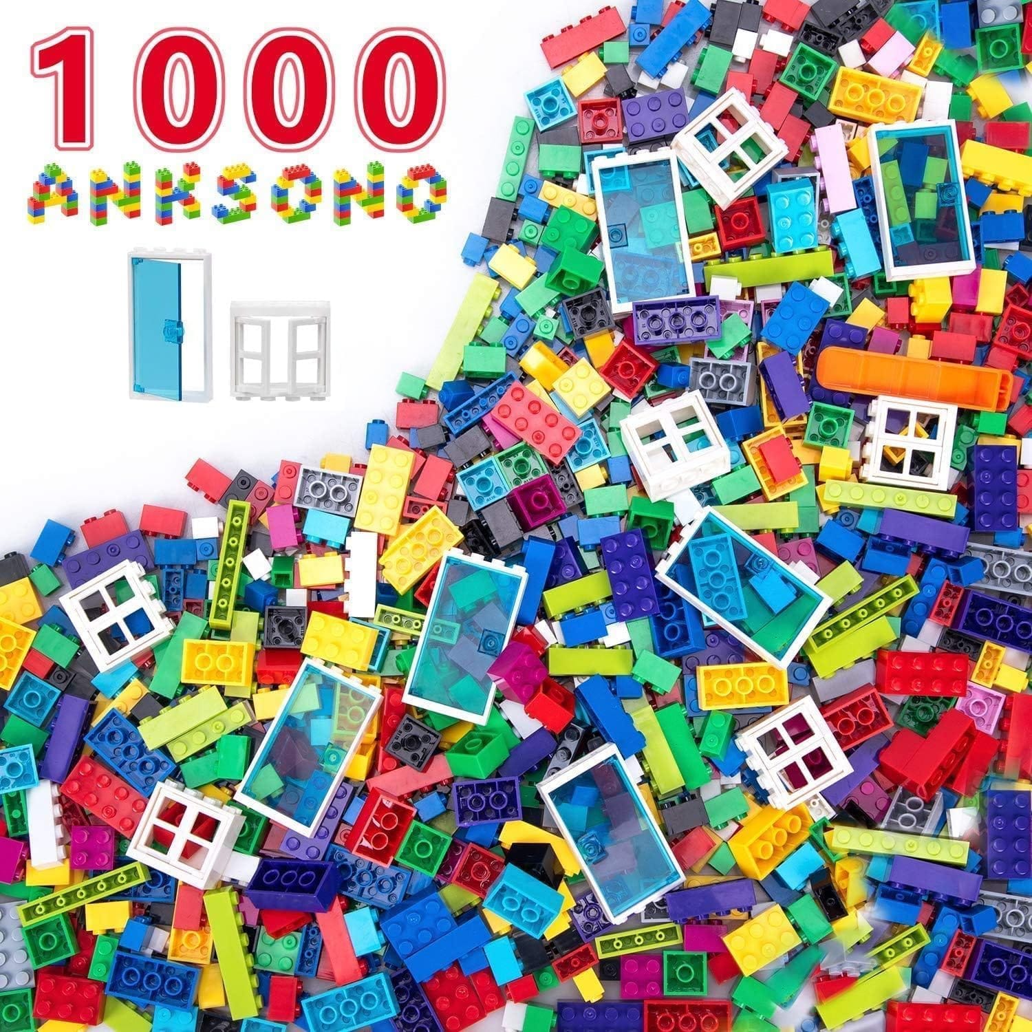 1000-Piece Classic Building Bricks Set Toy - Image 12