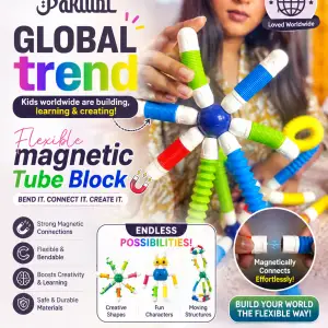 Flexible Magnetic Tube Block Toys (Made in China)