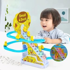 Music Climbing Stairs Track Toys Electric Duck+2 AA battery Free with 6 Month Warranty