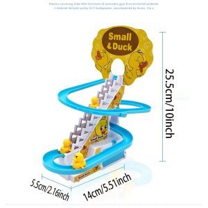 Alternative view of Music Climbing Stairs Track Toys Electric Duck+2 AA battery Free with 6 Month Warranty