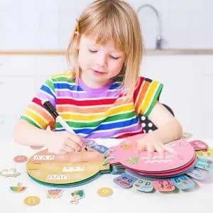 Educational Children Alphabet Busy Book Montessori English Letter