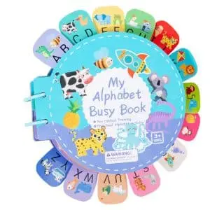 Alternative view of Educational Children Alphabet Busy Book Montessori English Letter