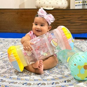 Inflatable Roller for Baby Crawling ( সাইজ ১৮ ইঞ্চি / ৭.৫ইঞ্চি )