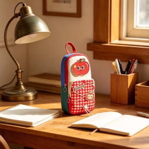 Apple Red Pencil organizer bag