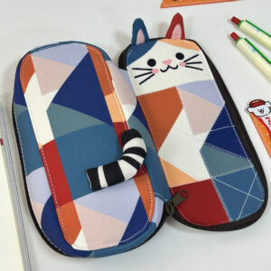 Alternative view of Cat Pencil Case Cat Ear Pen Pouch Stationery Organizer