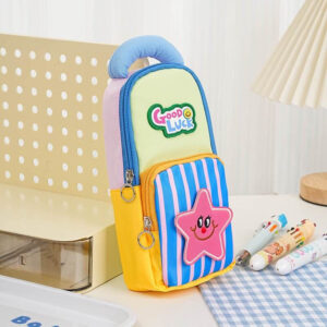 Good Luck Pink Star Pencil organizer bag